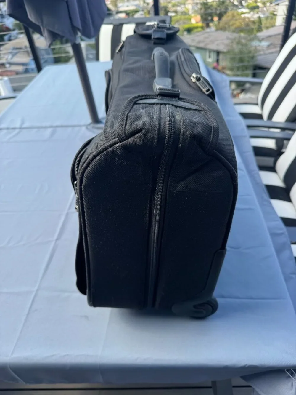 Tumi Alpha 22033DH Black Ballistic Nylon 22